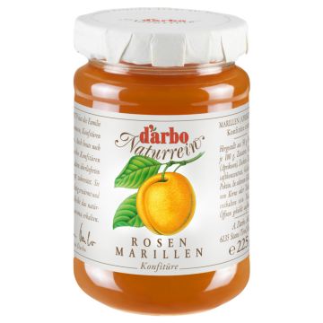 d'arbo Naturrein Rosen Marillen 225g-9001432051296
