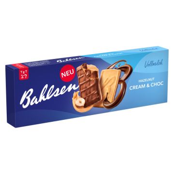 Bahlsen Hazelnut & Cream Choc 100g-4017100405518