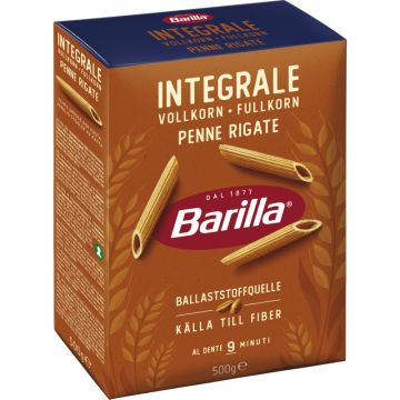 Barilla Vollkorn Penne Rigate 500g-8076809529433