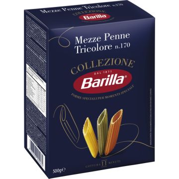 Barilla  Collz Mzz Penne Trico IMU 500g-8076809501415