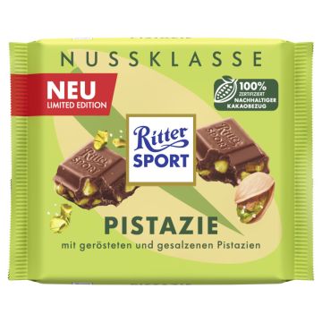 Ritter Sport Pistazie Tafel - 100g-4000417670915