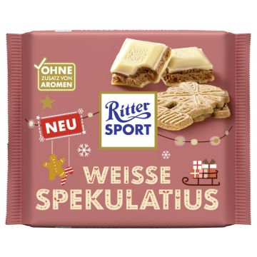Ritter Sport Weisse Spekulatius - 100g-4000417629012