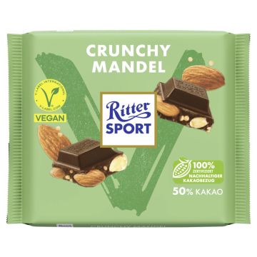 Ritter Sport Crunchy Mandel Tafel - 100g-4000417103109