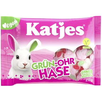 Katjes Grün-Ohr Hase 210g-4037400345871