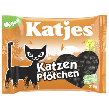 Katjes Katzen Pfötchen 210g-4037400345956