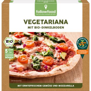 followfood Pizza Vegetariana Bio 367g-4250073453586