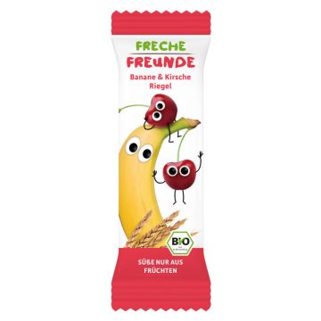 Freche Freunde Bio Frecher Riegel Banane & Kirsche 4x23g-4260249146969