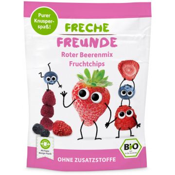 Freche Freunde Bio Roter Beerenmix Fruchtchips 10g-4260618523186