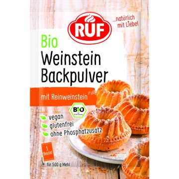 RUF Bio Weinst Backpulver 60g-4002809020148