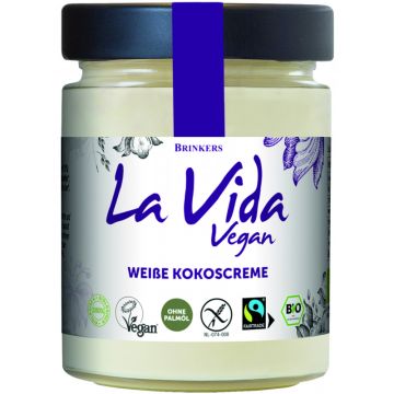 Brinkers La VIDA BIO Weiße Kokoscreme 270g VEGAN -8710573526099