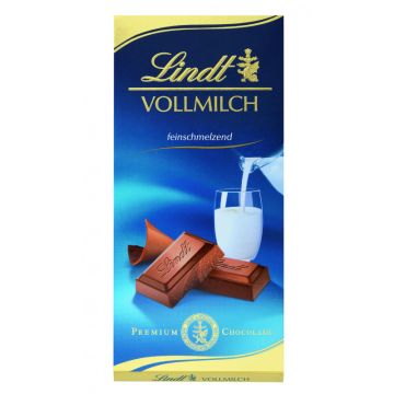 Lindt Vollmilch Tafel 100g-4000539001307