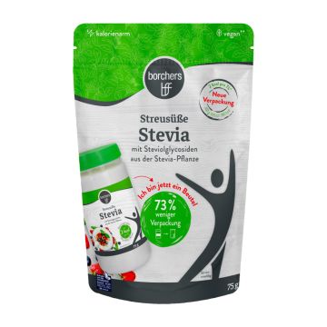 borchers Streusüße Stevia aus der Stevia-Pflanze 75g-4260175671740