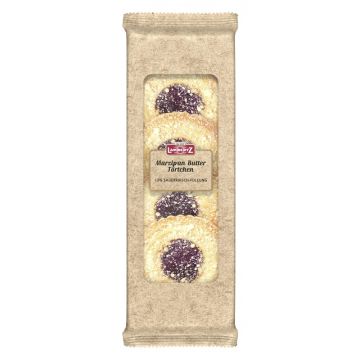 Lambertz Butter-Marzipan-Törtchen Kirsch 250g-4006894585704