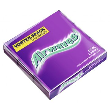 AIRWAVES® Familypack Cool Cassis 3x10 Dragees-4009900376600