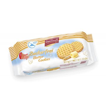 Coppenrath Zuckerfrei - Butter Cookies 200g-4006952006929