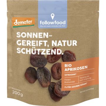 followfood Bio Aprikosen entsteint, getrocknet 200g-4250073460737