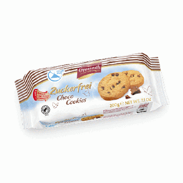 Coppenrath - Zuckerfrei - Choco Cookies 200g-4006952006936