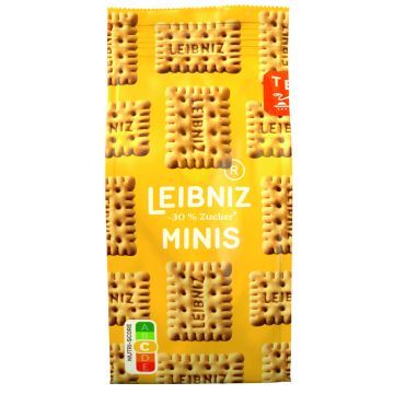 Leibniz Minis weniger Zucker 125g-4017100128332