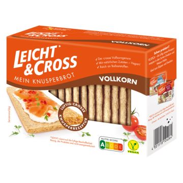 Leicht & Cross Knusperbrot Vollkorn 125g-4001518104064