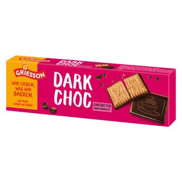 Griesson Dark Choc Zartbitter 125g-4001518752302