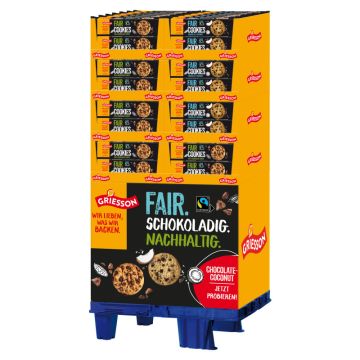 Griesson Fair Cookies / Fair Chocolate-Coconut 112x150g Mix-Viertelpalette-4001518116289