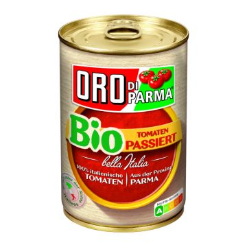 ORO di Parma BIO Passierte Tomaten, 425 ml Dose 400g-4008100169302