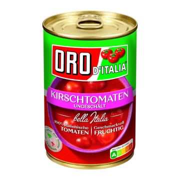 ORO d´Italia - Ganze Kirschtomaten, ungeschält, 425ml-4008100169166