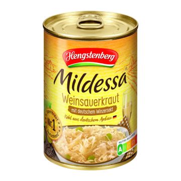 Hengstenberg Mildessa Weinsauerkraut mit dt. Winzersekt 425ml-4008100152557