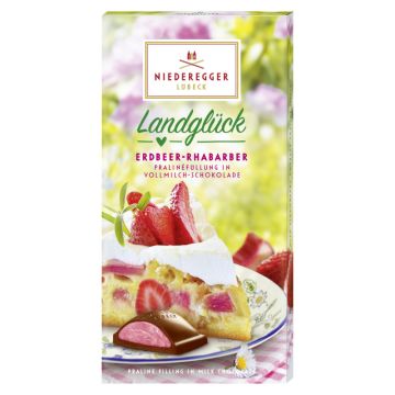 Niederegger Praliné Tafel Erdbeer-Rhabarber 100g-4000161020660