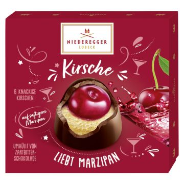 Niederegger Marzipan Pralinés »Kirsche liebt Marzipan« 108g-4000161130123