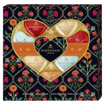 Niederegger Meisterselektion Herzen »Dark« 125g-4000161200949