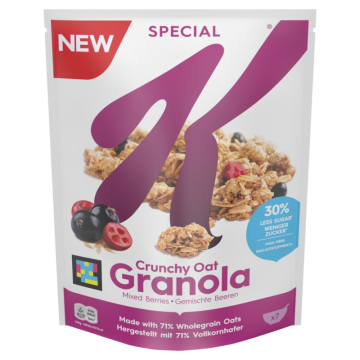 Kelloggs Crunchy Oat Müsli Granola Mixed Berries 320g-5059319016634