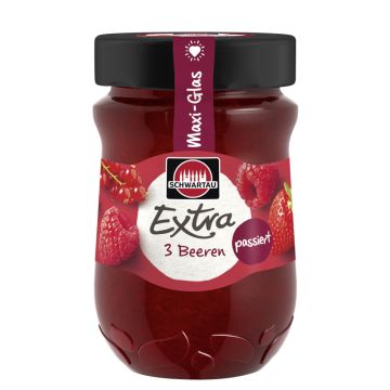 Schwartau Extra 3 Beeren passiert 600g-4011800803018