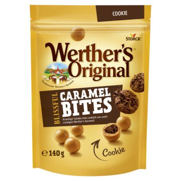 Werther's Original Caramel Bites Cookie 140g-4014400933659