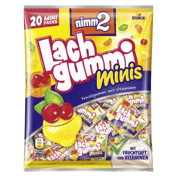 nimm2 Lachgummi Minis 210g-4014400904253