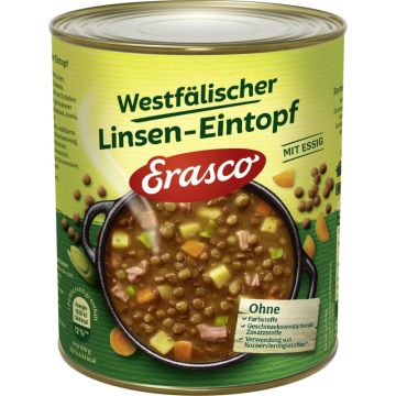 Erasco Westfälischer Linsen-Eintopf mit Essig 800g-4037300108231