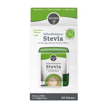 borchers Stevia süßungstabletten 120 Stück-4260175670491