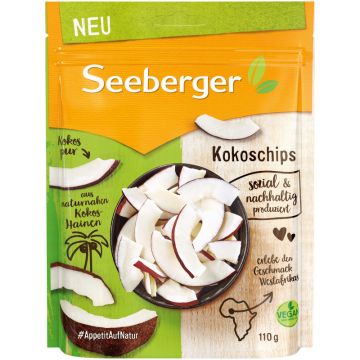 Seeberger Kokoschips 110g-4008258147009