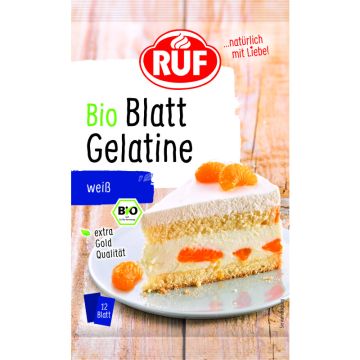 RUF Bio Blatt Gelatine Klar 20g-4002809050039