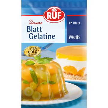 RUF Blatt Gelatine Weiß 20g-40352916