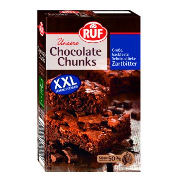 RUF Chocolate Chunks Zartbitter 100g-4002809024283