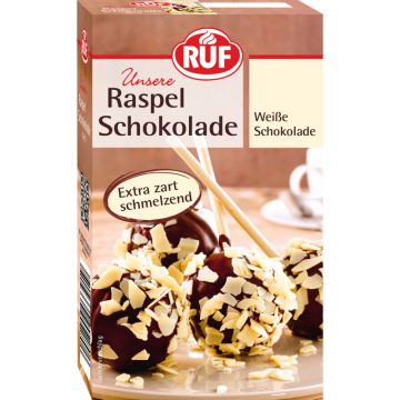 RUF Raspel Schokolade Weiss 100g-4002809024399