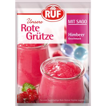 RUF Rote Grütze Himbeer mit Sago 129g-40352282