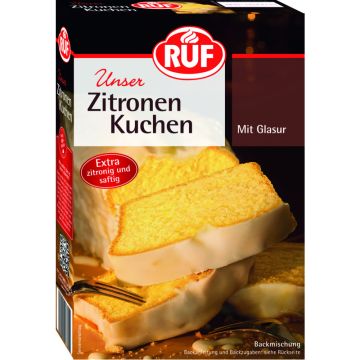 RUF Zitronenkuchen mit Glasur 500g-4002809004032