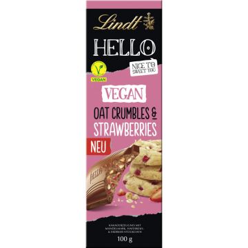 Lindt HELLO Vegan Strawberry 100g-4000539245602