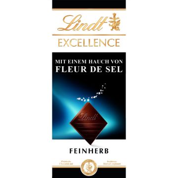 Lindt Excellence Fleur de Sel 100g-3046920029674