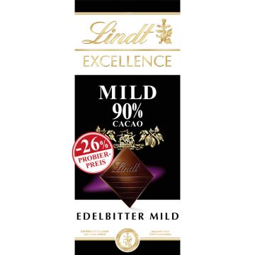 Lindt Excellence Mild 90 % Promo (100g)-3046920029766