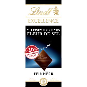 Lindt Excellence Fleur de Sel 100g-3046920009737