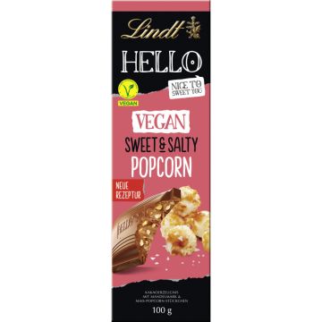 Lindt HELLO Vegan Popcorn 100g-4000539245404