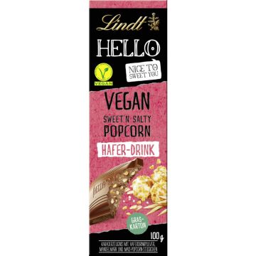 Lindt HELLO Tafel VEGAN Salted Popcorn 100g-4000539214004